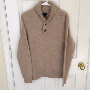 Men’s J.Crew Shawl Lambs Wool Sweater